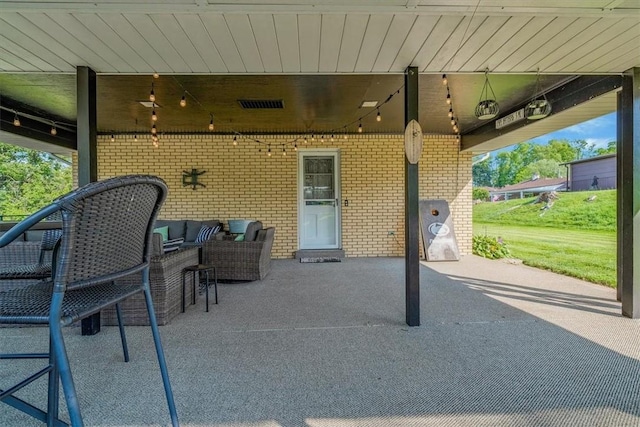 360 Jo Ann Dr, Monessen, PA 15062 - view of patio / terrace featuring an outdoor hangout area