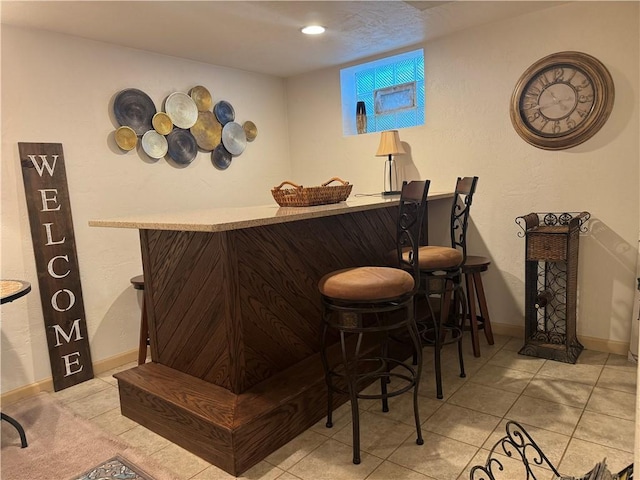 5301 Ranchview Dr, Baldwin Boro, PA 15236 - indoor bar with tile patterned flooring and recessed lighting