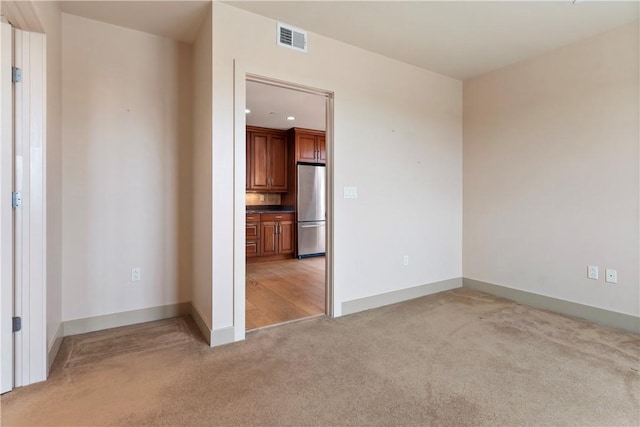 537 N Neville St Unit 6A, Shadyside, PA 15213 - unfurnished room with light colored carpet and recessed lighting