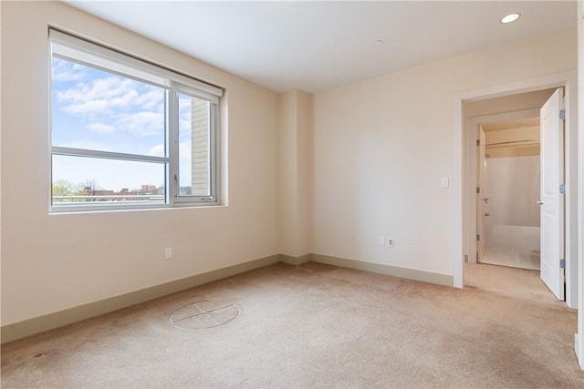 537 N Neville St Unit 6A, Shadyside, PA 15213 - unfurnished room featuring healthy amount of natural light, light carpet, and recessed lighting