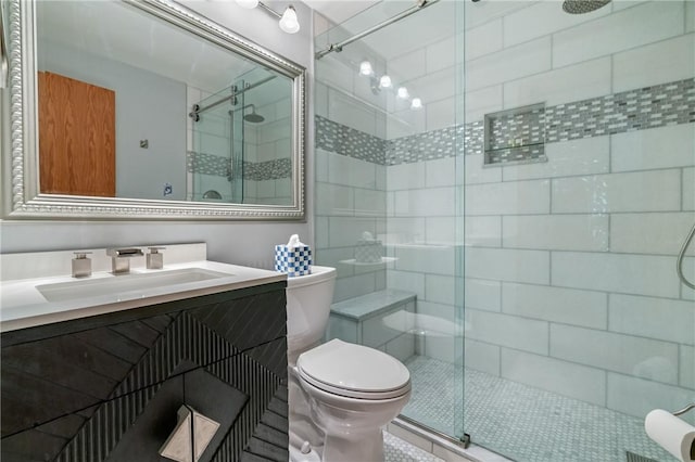 337 Fox Chapel Rd, Fox Chapel, PA 15238 - bathroom featuring a stall shower and vanity