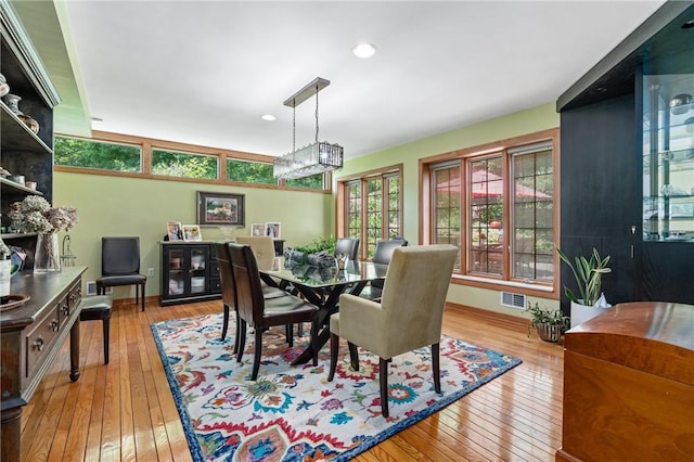 337 Fox Chapel Rd, Fox Chapel, PA 15238 - dining room featuring light wood-type flooring, a chandelier, and recessed lighting
