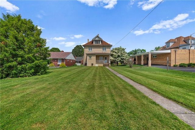 1518 Carlisle St, Natrona Hts/Harrison Twp, PA 15065 - back of house with a lawn