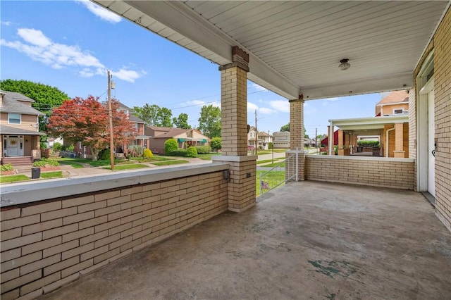 1518 Carlisle St, Natrona Hts/Harrison Twp, PA 15065 - view of patio featuring a residential view
