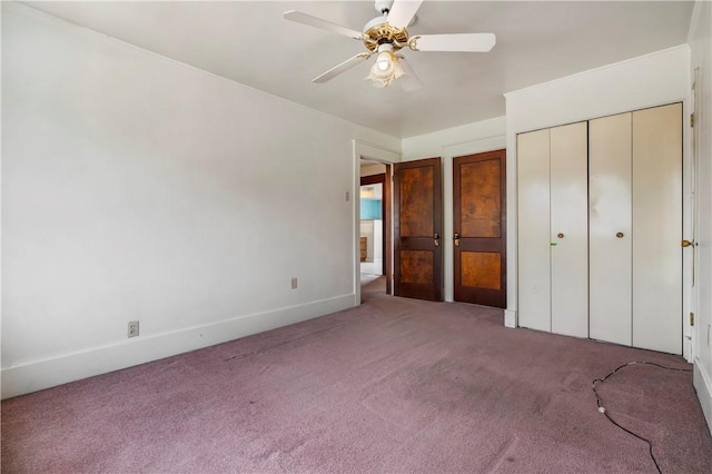 1518 Carlisle St, Natrona Hts/Harrison Twp, PA 15065 - unfurnished bedroom with carpet floors and a ceiling fan