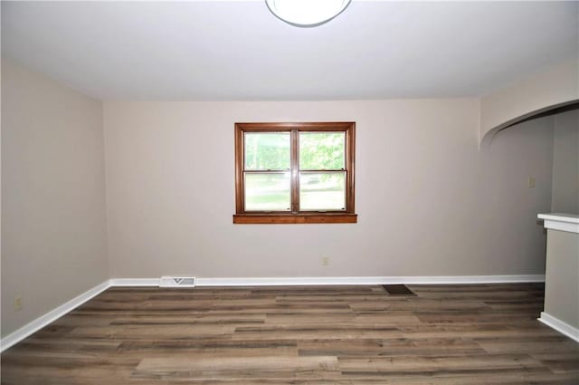 312 Delmont Ave, Coolbaugh Twp, PA 15012 - unfurnished room featuring wood finished floors