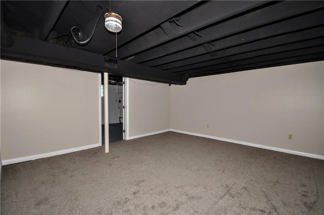 312 Delmont Ave, Coolbaugh Twp, PA 15012 - finished below grade area with carpet floors and baseboards