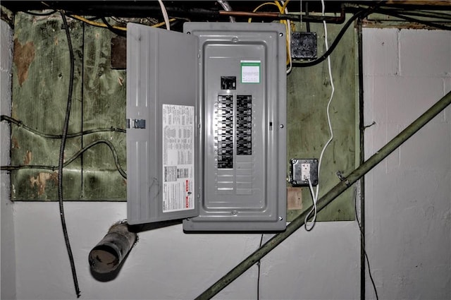 312 Delmont Ave, Coolbaugh Twp, PA 15012 - utility room featuring electric panel