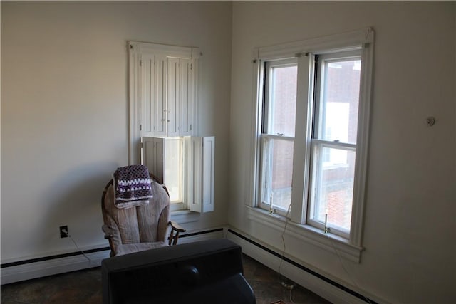117 S Mckean St, City Of But Ne, PA 16001 - home office with baseboard heating and plenty of natural light