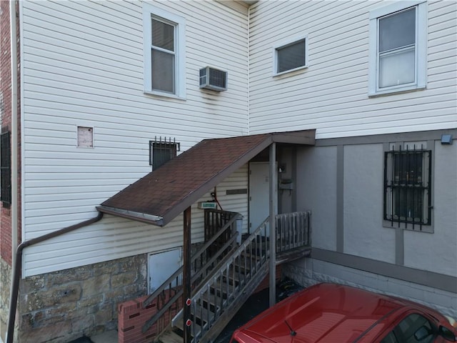 117 S Mckean St, City Of But Ne, PA 16001 - back of house with a wall mounted AC