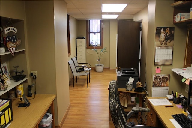 117 S Mckean St, City Of But Ne, PA 16001 - office featuring a drop ceiling and light wood-type flooring