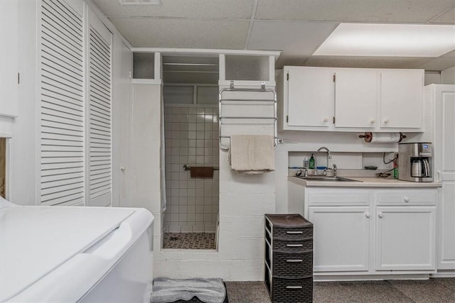 2509 Ridge Rd, Jefferson Hills, PA 15332 - bathroom with a shower stall, vanity, and a closet
