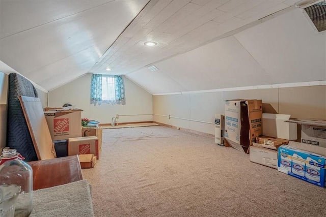 2509 Ridge Rd, Jefferson Hills, PA 15332 - additional living space with carpet flooring and lofted ceiling