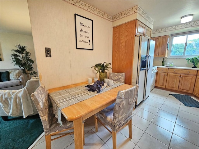 468 Lois Dr, Baldwin Boro, PA 15236 - dining area featuring light tile patterned floors