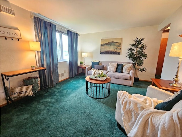 468 Lois Dr, Baldwin Boro, PA 15236 - living area featuring carpet and baseboards