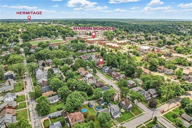 946 Alcoma St, Sharon, PA 16146 - aerial perspective of suburban area