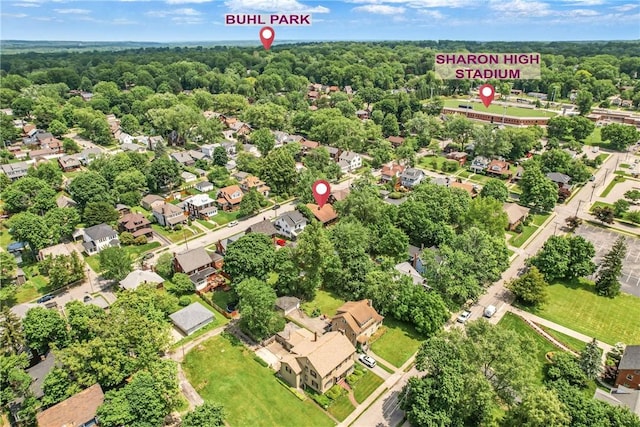 946 Alcoma St, Sharon, PA 16146 - aerial perspective of suburban area