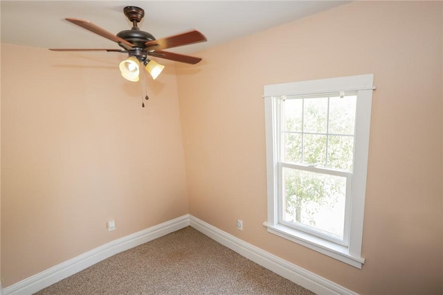 126 N Otter St, Mercer Boro Mer, PA 16137 - carpeted spare room featuring plenty of natural light and ceiling fan