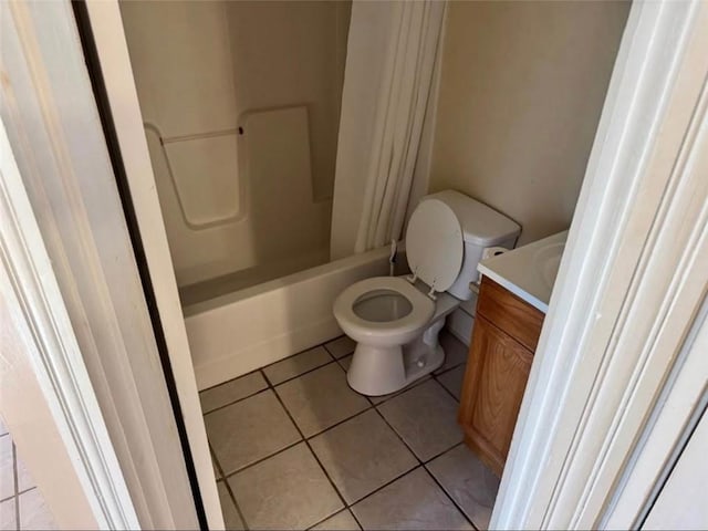 126 N Otter St, Mercer Boro, PA 16137 - full bathroom with vanity, tile patterned floors, and shower / bath combo