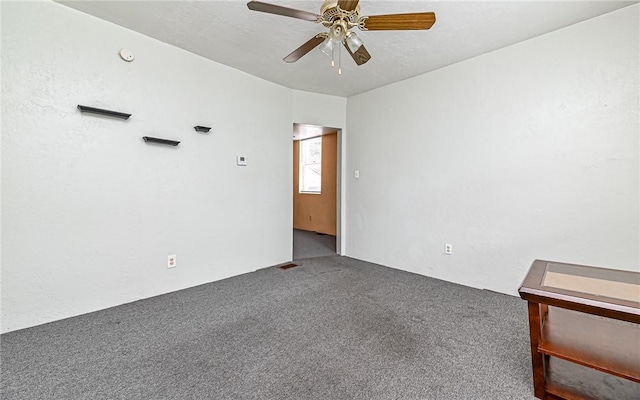 720 Evergreen Ave, Millvale, PA 15209 - empty room featuring carpet flooring and a ceiling fan