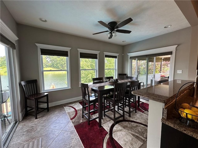 30 Trotter Ln, Findlay Twp, PA 15026 - dining space with a ceiling fan and recessed lighting