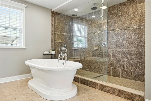 30 Trotter Ln, Findlay Twp, PA 15026 - bathroom with a soaking tub and a walk in shower