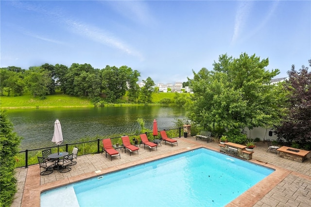 30 Trotter Ln, Findlay Twp, PA 15026 - view of pool featuring a water view and a patio