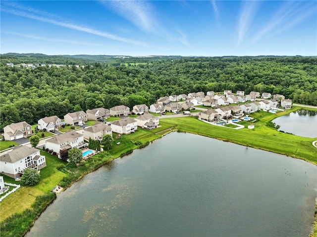 30 Trotter Ln, Findlay Twp, PA 15026 - aerial perspective of suburban area featuring a heavily wooded area and a nearby body of water