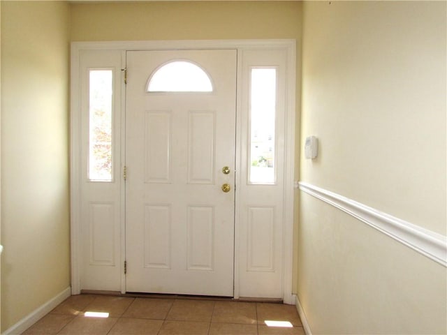 6921 Spring Valley Ln, Murrysville, PA 15632 - foyer entrance featuring healthy amount of natural light and light tile patterned flooring