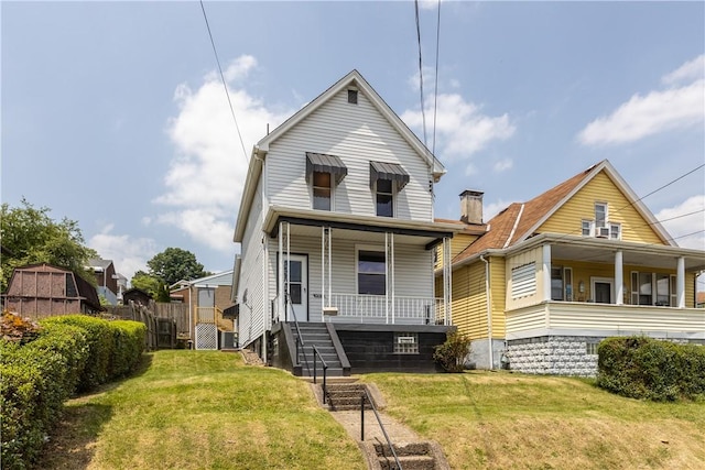 4506 Bowes Ave, West Mifflin, PA 15122 - view of front facade with a porch