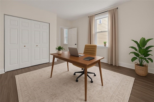 4506 Bowes Ave, West Mifflin, PA 15122 - office space with dark wood-style floors and baseboards