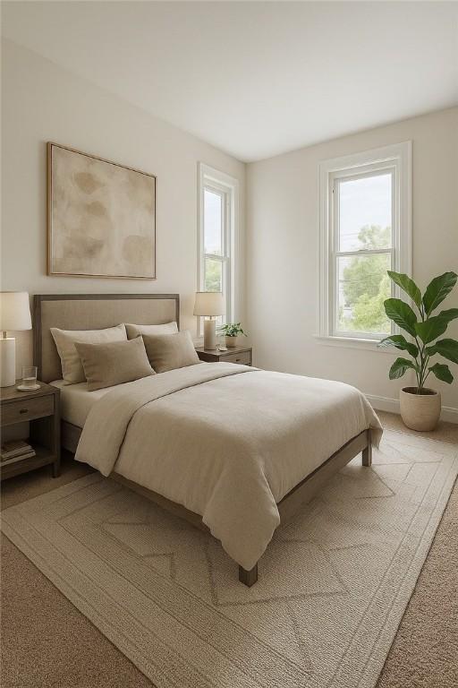 4506 Bowes Ave, West Mifflin, PA 15122 - carpeted bedroom with multiple windows