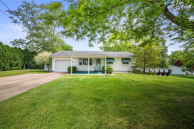 2485 Victoria Dr, Hermitage, PA 16148 - single story home featuring an attached garage, a front lawn, and concrete driveway