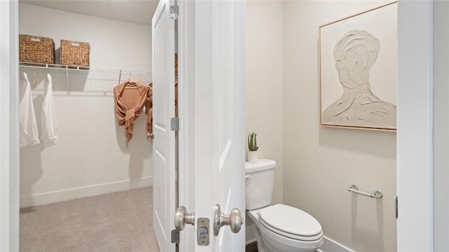 364 Leslie Farms Dr, Connoquenessing Boro, PA 16033 - bathroom featuring toilet and baseboards