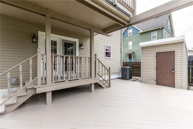 710 Duncan Ave, City Of Washington, PA 15301 - view of wooden deck
