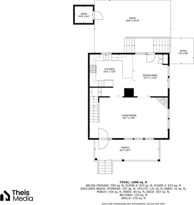 710 Duncan Ave, City Of Washington, PA 15301 - view of home floor plan