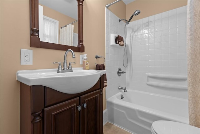 217 Orchard St, West Deer, PA 15006 - bathroom featuring vanity and shower / tub combo with curtain