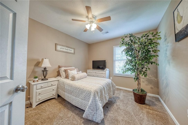 2023 Sterling Dr, South Fayette, PA 15057 - bedroom featuring light carpet and ceiling fan