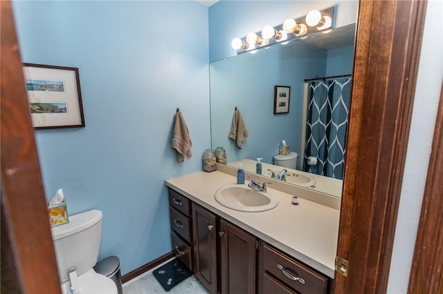 406 Dove Dr, South Union Twp, PA 15401 - bathroom featuring toilet and vanity