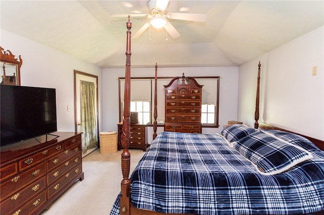 406 Dove Dr, South Union Twp, PA 15401 - bedroom featuring light carpet and ceiling fan