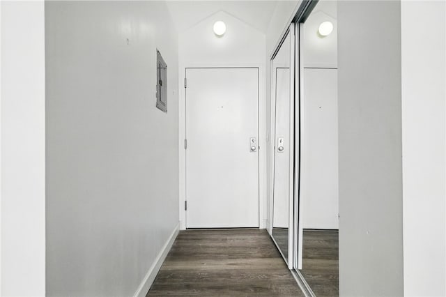 5850 Centre Ave Unit 605, Shadyside, PA 15206 - corridor featuring wood finished floors and electric panel