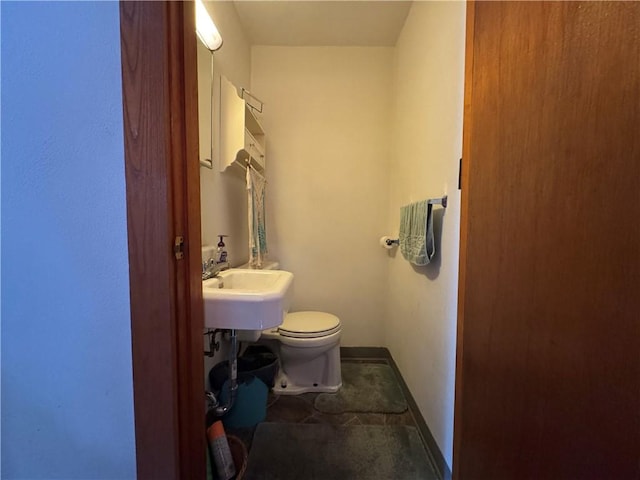 203 10th, St, PA 15963 - bathroom with toilet and baseboards