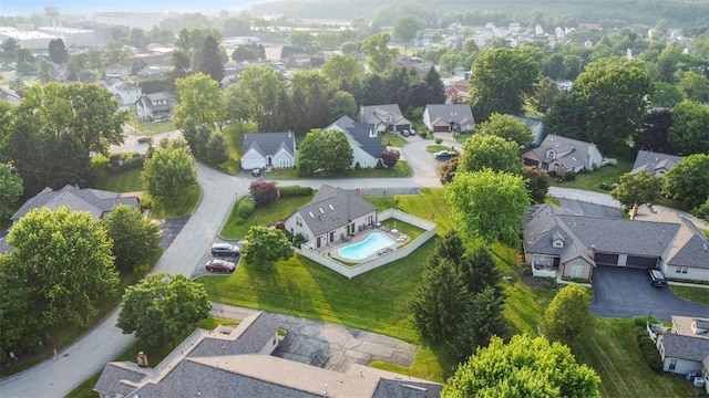 103 Cambridge Ct, Springdale Twp, PA 15049 - aerial view of residential area featuring a pool
