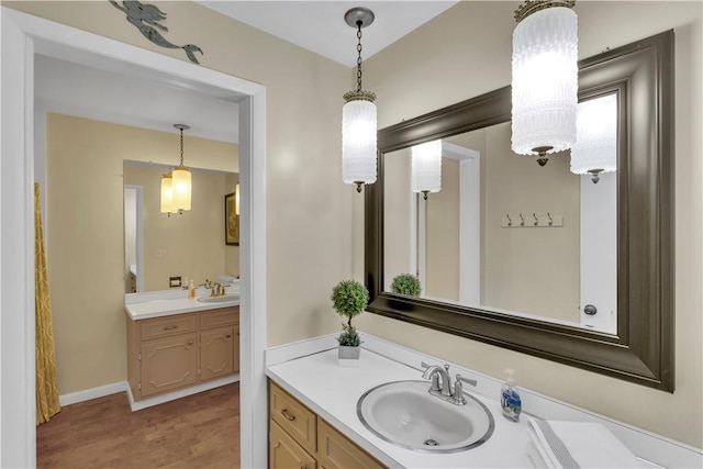 425 Ridge Rd, Hempfield Twp Wml, PA 15601 - bathroom featuring vanity and baseboards