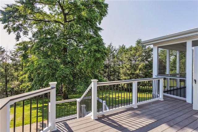 425 Ridge Rd, Hempfield Twp Wml, PA 15601 - deck featuring a yard