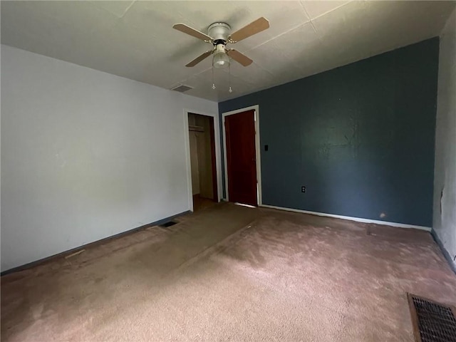 594 E Main St, Pine Twp Mer, PA 16127 - carpeted spare room with ceiling fan and baseboards