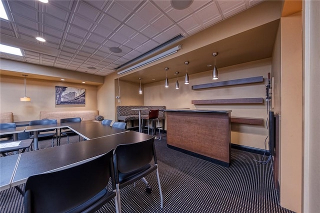320 Fort Duquesne Blvd Unit 26N, Downtown Pgh, PA 15222 - game room featuring a bar and carpet flooring