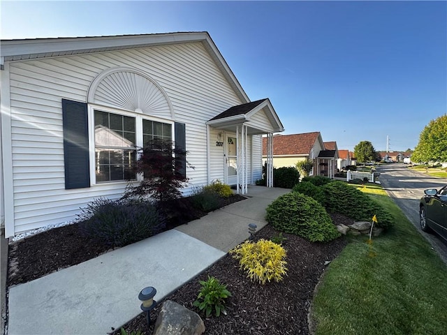 207 Village Ct, South Strabane, PA 15301 - view of side of home featuring a lawn