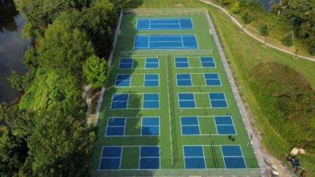 71 Waterfront Dr, Washingtons Landing, PA 15222 - bird's eye view