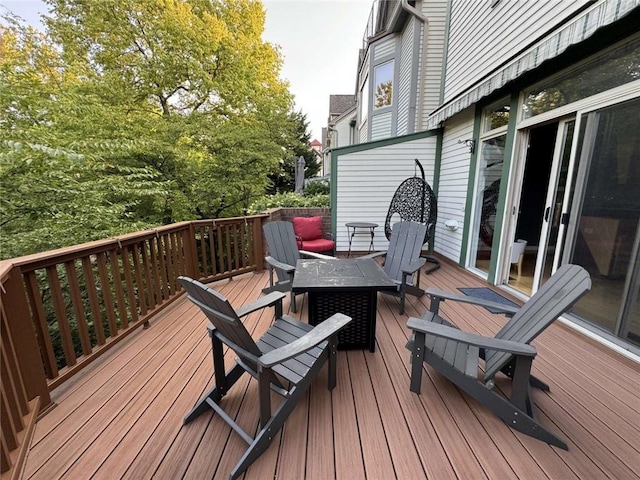 71 Waterfront Dr, Washingtons Landing, PA 15222 - view of wooden deck